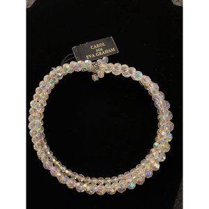 New Vintage Carol For Eva Graham Crystal Choker C1